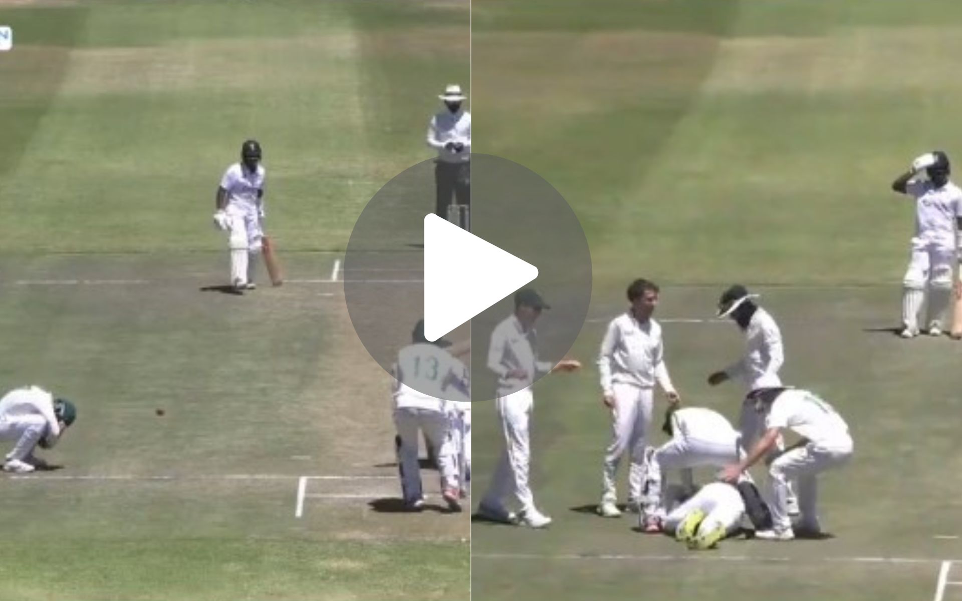 [Watch] Injured And Run Out! England U19 Player Falls To An Unusual Runout Vs SA In U19 Test